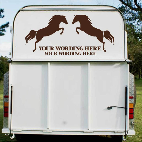 Jumping Horses, Horse Float Decal