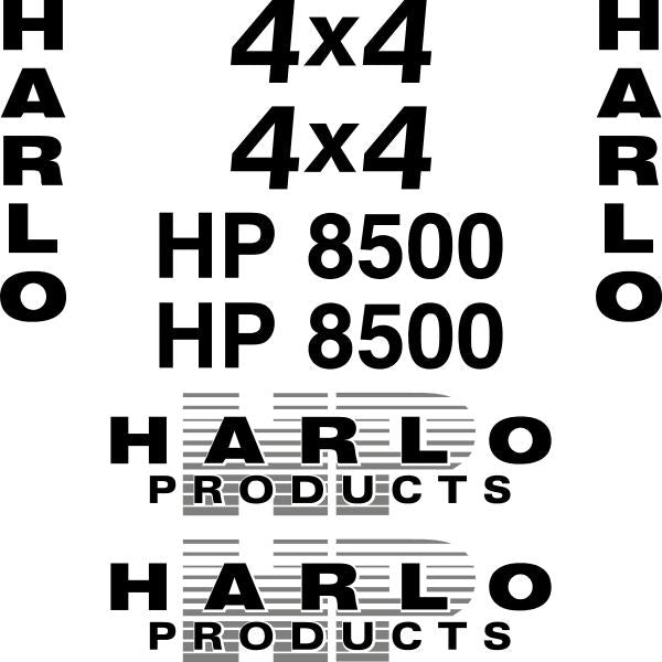 Harlo 8500 Decals 