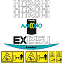 Hitachi EX135US-5 Decals 