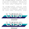 Hitachi LX150 Decals 