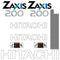 Hitachi ZX200-1 Decals