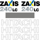 Hitachi ZX240 LC-3 Decals Sticker Kit