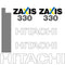 Hitachi ZX330-3 LC Decal Kit Excavator