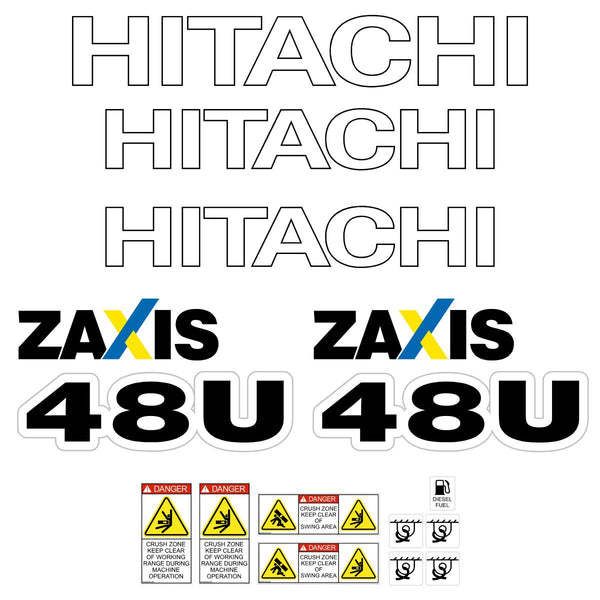Hitachi ZX55U-5 Decals