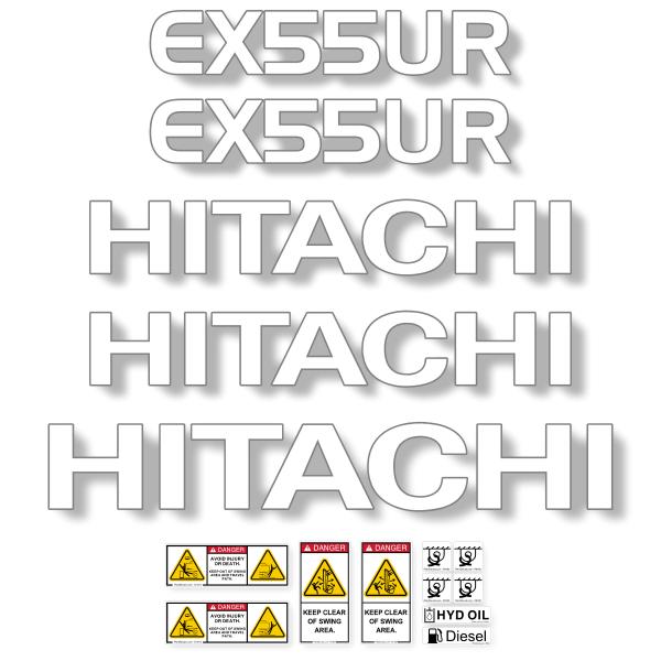 Hitachi EX55UR Decals