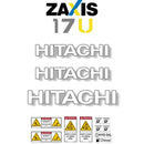 Hitachi ZX17U-3 Decals