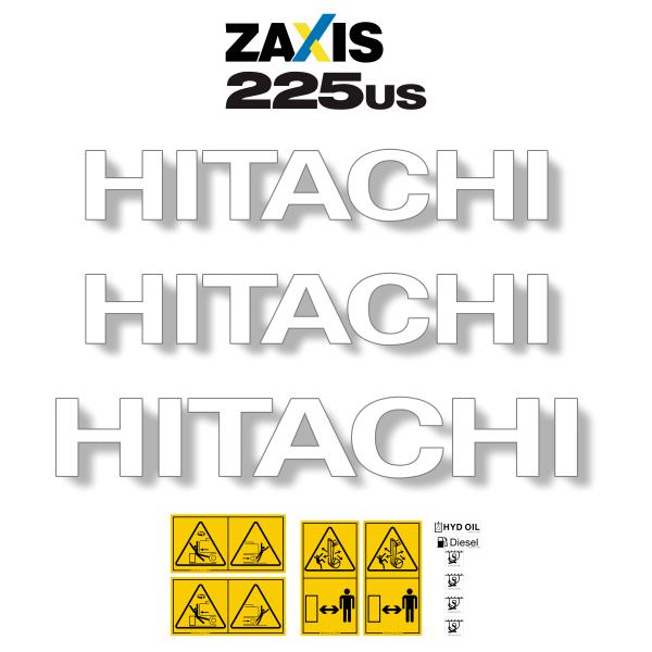 Hitachi ZX225us-5 Decals