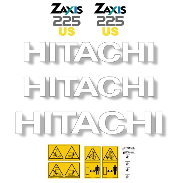 Hitachi ZX225us Decals