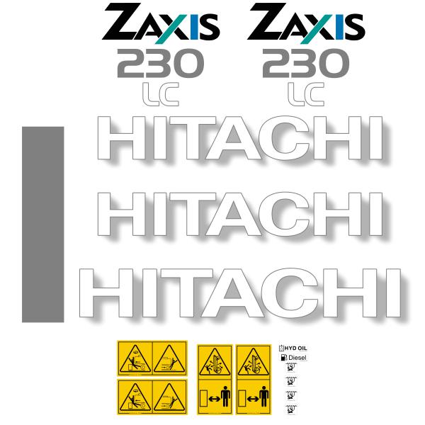 Hitachi ZX230-2 LC Decals