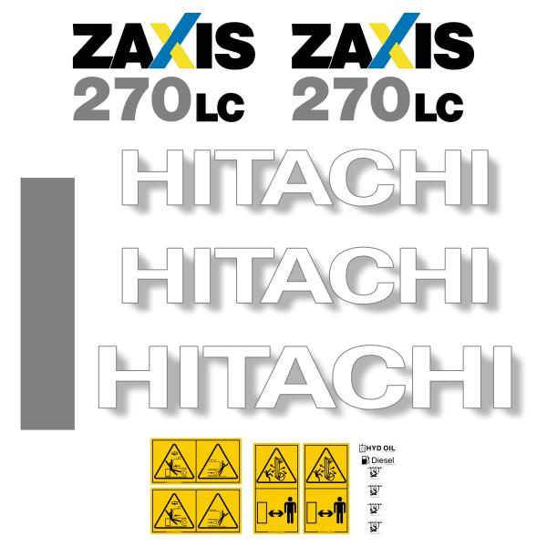 Hitachi ZX270-3 LC Decals