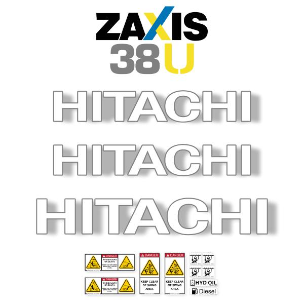 Hitachi ZX38U-3 Decals