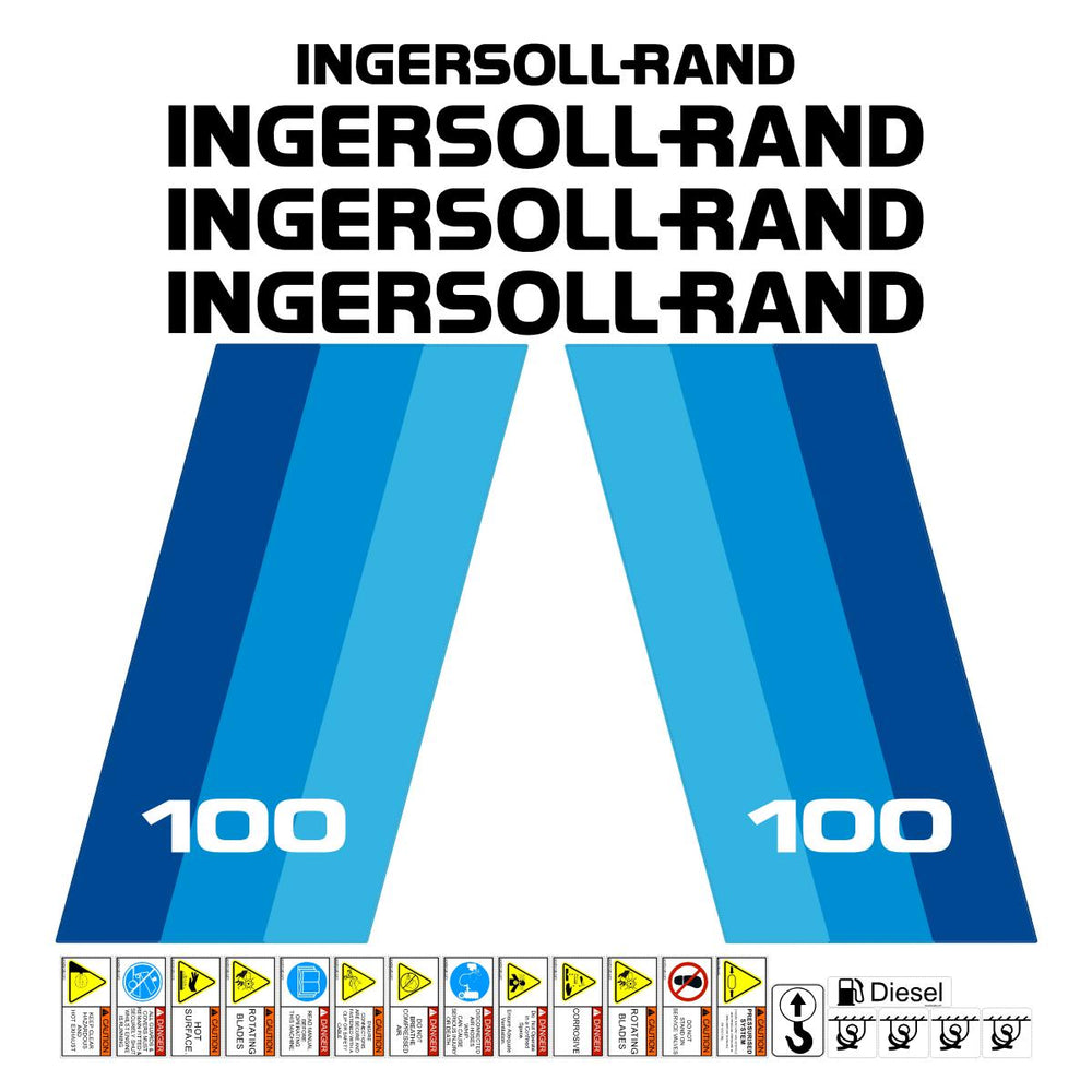 Ingersoll Rand IR P100 Decal Kit
