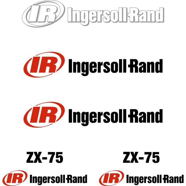 Ingersoll Rand ZX75 Decals