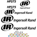 Ingersoll Rand HP375 Decals