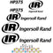 Ingersoll Rand HP375 Decals