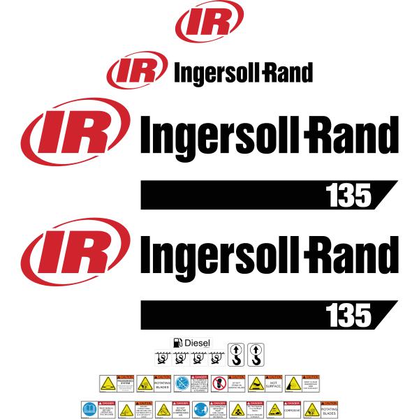 Ingersoll Rand P135 Decal Kit