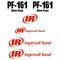 Ingersoll Rand PF161 Decals