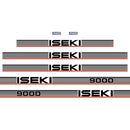 Iseki 9000 Decals - Tractor