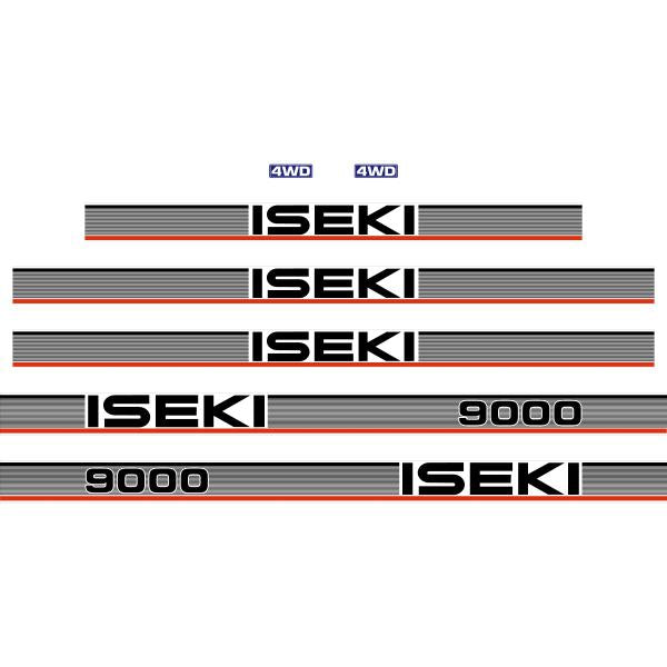 Iseki 9000 Decals Stickers