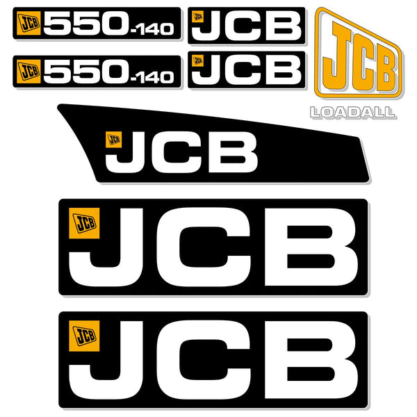 JCB 550-140 Decals