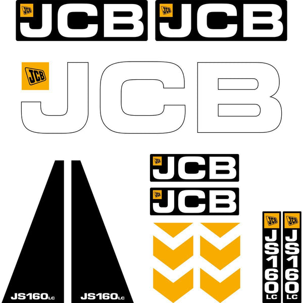 JCB JS160 LC Decals