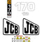 JCB 170 Decals Sticker Set