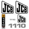 JCB 1110 Decals
