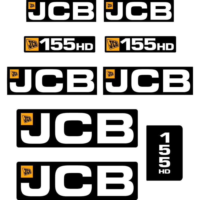JCB 155 HD Decals
