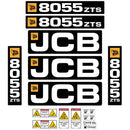 JCB 8055 ZTS Decals Mini Excavator
