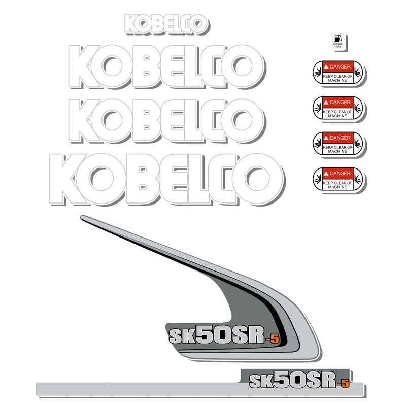 Kobelco SK50SR-5 Decals