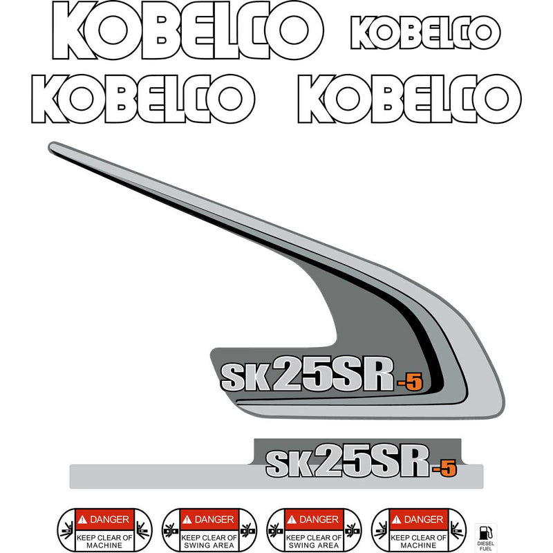 Kobelco SK25SR-5 Decals
