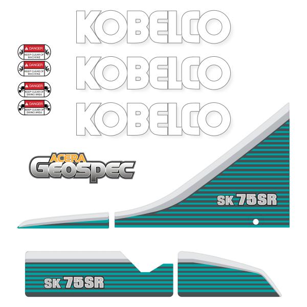 Kobelco SK75SR-3 Decals