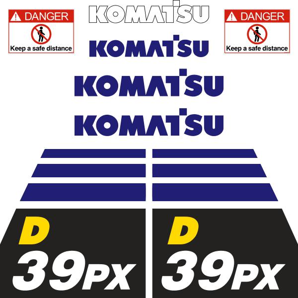 Komatsu D39PX-23 Decals