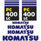 Komatsu PC400-7 Decals