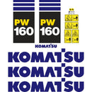 Komatsu PW160-8 Decals