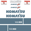 Komatsu WA100-3 Decals
