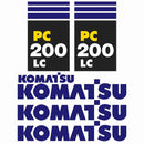 Komatsu PC200LC-7 Decal Sticker Set