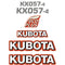 Kubota KX057-4 Decals