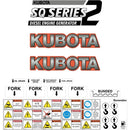 Kubota SQ1120 Decals