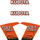 Kubota SVL75-2 Decals Stickers