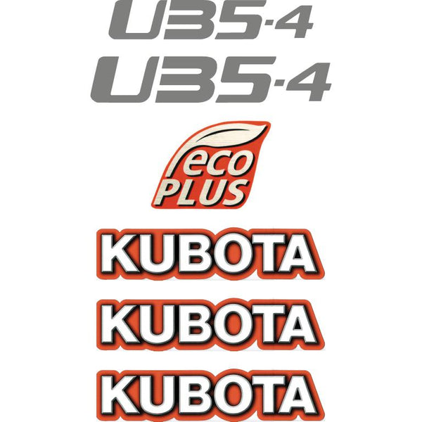 Kubota U35-4 Decals