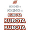 Kubota KX040-4 Decals