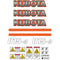 Kubota U15-3 Decals Stickers Set