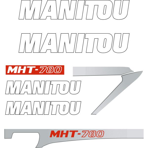 Manitou MHT-780 Decals