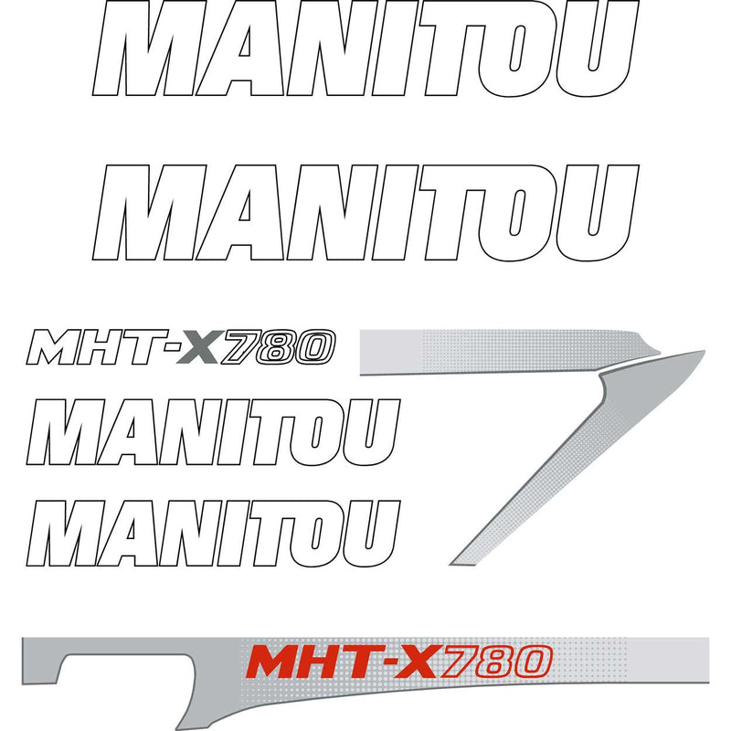 Manitou MHTX-780 Decals