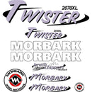 Morbark 2070XL Decals