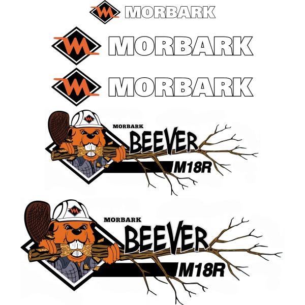 Morbark Beever M18R Decals
