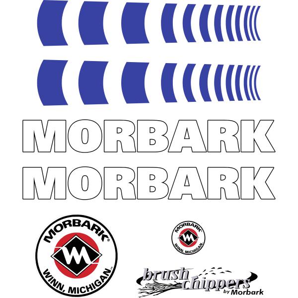 Morbark 2012 D Storm Decal Kit - Wood Chipper