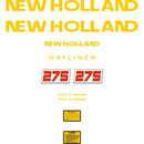 New Holland NH 275 Hayliner Decals