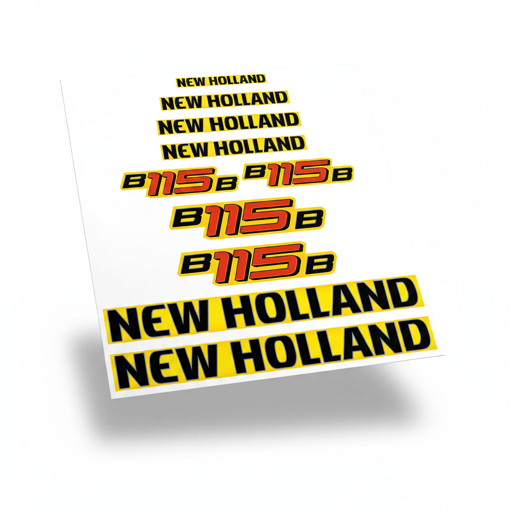 new holland B115B Decals